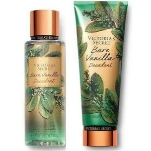 Victoria's Secret Bare Vanilla Decadent Fragrance Mist & lotion